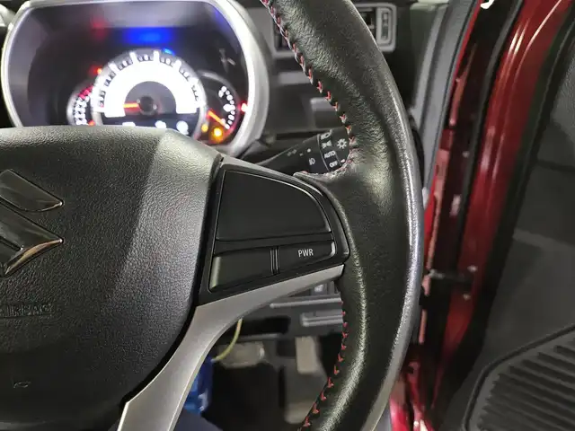 スズキ スペーシア カスタム HYBRID XS 鹿児島県 2019(令1)年 3.9万km フェニックスレッドパール ワンオーナー/ストラーダナビ/ワンセグTV/両側パワースライドドア/ETC/ドライブレコーダー/セーフティサポート/・衝突被害軽減ブレーキ/・後退時ブレーキサポート/・車線逸脱警報/・前後誤発進抑制/・リアパーキングセンサー/LEDヘッドランプ/革巻きステアリング/ステアリングスイッチ/ハーフレザーシート/運転席シートヒーター/純正15インチアルミホイール/スマートキー/プッシュエンジンスタート/禁煙車