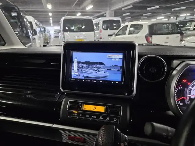 スズキ スペーシア カスタム HYBRID XS 鹿児島県 2019(令1)年 3.9万km フェニックスレッドパール ワンオーナー/ストラーダナビ/ワンセグTV/両側パワースライドドア/ETC/ドライブレコーダー/セーフティサポート/・衝突被害軽減ブレーキ/・後退時ブレーキサポート/・車線逸脱警報/・前後誤発進抑制/・リアパーキングセンサー/LEDヘッドランプ/革巻きステアリング/ステアリングスイッチ/ハーフレザーシート/運転席シートヒーター/純正15インチアルミホイール/スマートキー/プッシュエンジンスタート/禁煙車