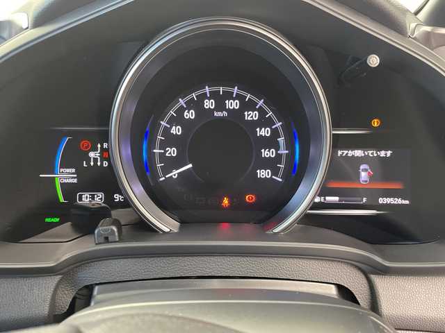 ホンダ フィット ハイブリット S ホンダセンシング 群馬県 2017(平29)年 4万km ワイン 禁煙車　バックカメラ　クルーズコントロール　パワーステアリング　純正メモリナビ　スマートキー　プッシュスタート　ＬＥＤライト　レーンキープアシスト　横滑り防止装置　盗難防止装置　アイドリングストップ