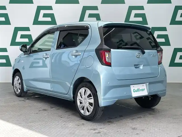 ダイハツ ミラ イース X SAⅢ 鹿児島県 2025(令7)年 0.1千km スカイブルーメタリック スマートアシストIII/・衝突回避支援ブレーキ機能/・オートハイビーム/・先行車発進お知らせ/・車線逸脱警報機能/・誤発進抑制機能(前後)/電格ミラ‐/ドアバイザー/禁煙車/LEDヘッドライト