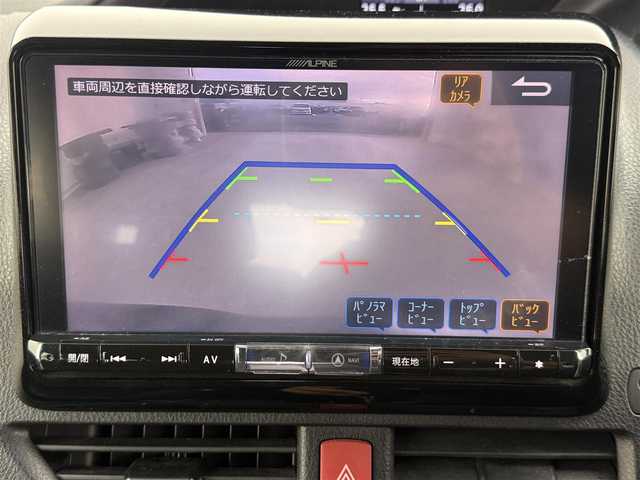 トヨタ ヴォクシー ZS 愛知県 2017(平29)年 6.6万km ブラック ALPINE9型ナビ（フルセグ、CD/DVD、Bluetooth）/ALPINEフリップダウンモニター/ETC/Bカメラ/前後ドラレコ/クルーズコントロール/衝突軽減ブレーキ/レーンキープアシスト/オートハイビーム/LEDヘッドライト/スマートキー/オートライト/フォグライト/Pスタート/横滑り防止装置