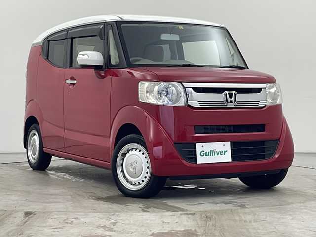ホンダ Ｎ ＢＯＸ スラッシュ G Lパッケージ 秋田県 2016(平28)年 8万km 赤Ⅱ 4WD/純正SDナビ（DVD/BT/フルセグTV）/バックカメラ/モード切替ステアリング/オーディオステアリモコン/HIDヘッドライト/オートライト/ドアミラーヒーター/オートリトラミラー/電動パーキングブレーキ/横滑り防止装置　/盗難防止装置/純正フロアマット/純正ドアバイザー　/スマートキー×2/Wエアバッグ/保証書・取説