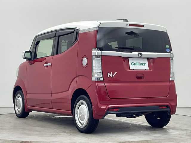 ホンダ Ｎ ＢＯＸ スラッシュ G Lパッケージ 秋田県 2016(平28)年 8万km 赤Ⅱ 4WD/純正SDナビ（DVD/BT/フルセグTV）/バックカメラ/モード切替ステアリング/オーディオステアリモコン/HIDヘッドライト/オートライト/ドアミラーヒーター/オートリトラミラー/電動パーキングブレーキ/横滑り防止装置　/盗難防止装置/純正フロアマット/純正ドアバイザー　/スマートキー×2/Wエアバッグ/保証書・取説