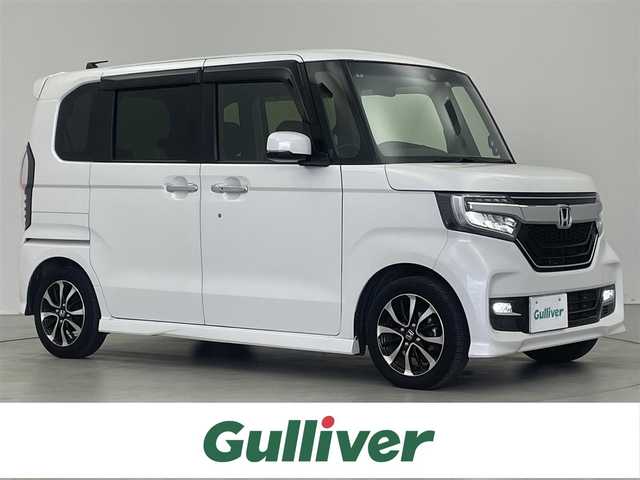 ホンダ Ｎ ＢＯＸ カスタム G L ホンダセンシング 埼玉県 2018(平30)年 4.8万km プラチナホワイトパール 純正７インチナビ　ホンダセンシング　バックカメラ　片側パワースライドドア　ビルトインＥＴＣ　アダクティブクルーズコントロール　前後ドラレコ　ＬＥＤライト　純正アルミ　スマートキー　オートライト　フルセグ