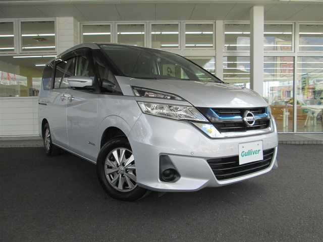 日産 セレナ e－パワー XV 千葉県 2018(平30)年 11.7万km ブリリアントシルバー ワンオーナー/純正9インチナビ、フルセグTV/アランドビューモニター/オーディオ【CD/DVD/BT/SD/AUX/MSV】/純正フリップダウンモニター/エマージェンシーブレーキ/両側パワースライドドア/前席シートヒーター/ステアリングヒーター/前後コーナーセンサー/純正15インチアルミホイール/ステアリングリモコン/前方ドライブレコーダー/ビルトインETC/保証書/取扱説明書/スペアキー/日産記録簿R3.R5年度有り。