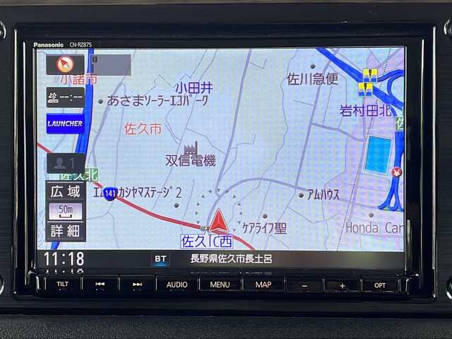 スズキ ジムニー XC 長野県 2022(令4)年 0.5万km ミディアムグレー ４WD/スズキセーフティサポート/純正メモリナビフルセグTV/ドライブレコーダー/ETC/シートヒーター/純正16インチアルミ/社外マフラー/ワンオーナー/保証書・取説/スペアキー