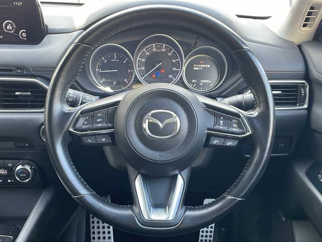マツダ ＣＸ－５ XD プロアクティブ 福岡県 2018(平30)年 10.5万km マシーングレープレミアムM 純正ナビ（Bluetooth・フルセグTV・CD・DVD）/レーダークルーズコントロール/クリアランスソナー/シートヒーター/ハンドルヒーター/エアバッグ（運転席・助手席・サイド）/電動リアゲート/衝突被害軽減システム/パワーシート/レーンキープアシスト/スマートキー/スペアキー/純正フロアマット/純正アルミホイール/パワーウィンドウ/パワーステアリング/MTモード付AT/ABS/横滑り防止装置/盗難防止装置/LEDオートライト/プッシュスタート/保証書/取扱説明書