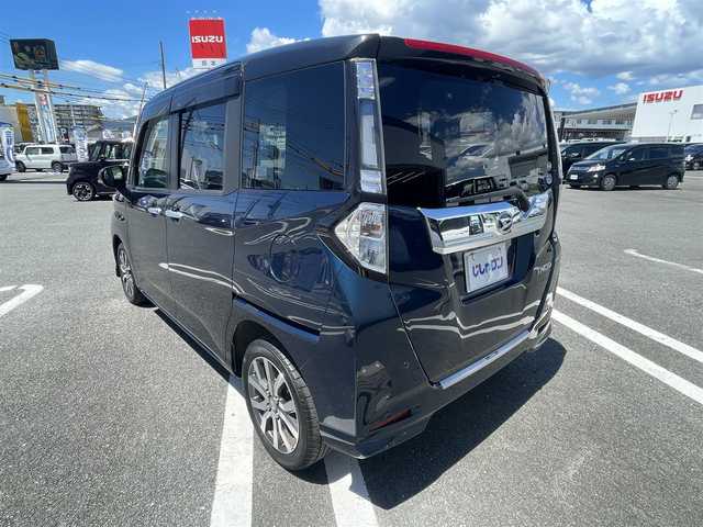 ダイハツ トール カスタムG ターボ SAⅡ 熊本県 2017(平29)年 8万km ブラックマイカメタリック/レーザーブルークリスタルシャイン 2トーン (株)IDOMが運営する【じしゃロン熊本店】の自社ローン専用車両になりますこちらは現金またはオートローンご利用時の価格です。自社ローンご希望の方は別途その旨お申付け下さい/アルパイン９インチナビ　/全周囲モニター　/両側パワースライドドア　/純正フリップダウンモニター　/ビルトインＥＴＣ　/クルーズコントロール　/スマートアシスト２　/シートヒーター　/ＬＥＤヘッドライト