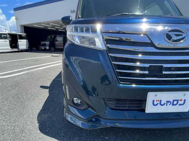 ダイハツ トール カスタムG ターボ SAⅡ 熊本県 2017(平29)年 8万km ブラックマイカメタリック/レーザーブルークリスタルシャイン 2トーン (株)IDOMが運営する【じしゃロン熊本店】の自社ローン専用車両になりますこちらは現金またはオートローンご利用時の価格です。自社ローンご希望の方は別途その旨お申付け下さい/アルパイン９インチナビ　/全周囲モニター　/両側パワースライドドア　/純正フリップダウンモニター　/ビルトインＥＴＣ　/クルーズコントロール　/スマートアシスト２　/シートヒーター　/ＬＥＤヘッドライト