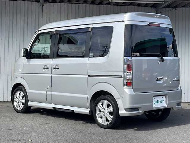 スズキ エブリィ ワゴン PZターボ スペシャル 長野県 2012(平24)年 8.7万km シルキーシルバーメタリック ４WD/ターボ/ハイルーフ/メモリナビフルセグTV/両側パワースライドドア/電動オートステップ/ETC/ドライブレコーダー/純正14インチアルミ/保証書・取説/スペアキー