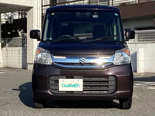 スズキ スペーシア G リミテッド 大阪府 2016(平28)年 5.7万km アーバンブラウンパールメタリック 社外SDナビ・フルセグTV・CD・/　　　DVD・SD・Bluetooth/デュアルカメラブレーキサポート/左後パワースライドドア/前後ドライブレコーダー/運転席シートヒーター/バックカメラ/スマートキー2個/電動格納ミラー/ステアリングスイッチ/アイドリングストップ/純正サイドドアバイザー