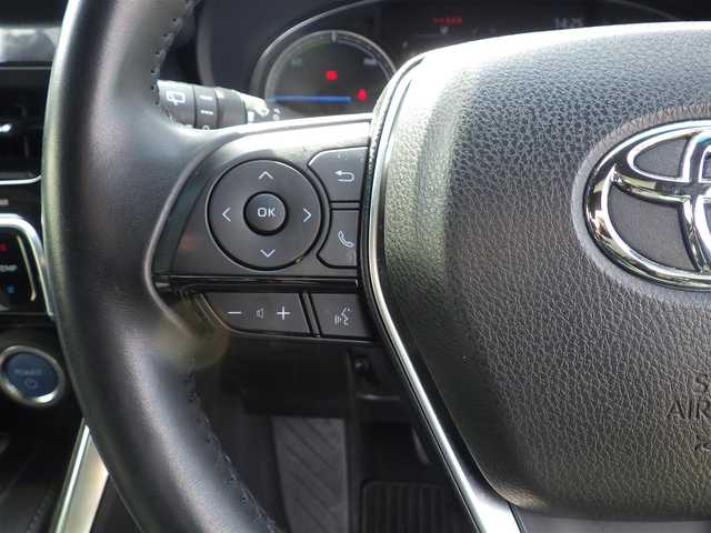 トヨタ ハリアー ハイブリッド G 千葉県 2020(令2)年 6.2万km ホワイトパールクリスタルシャイン Toyota Safety Sense/・プリクラッシュセーフティ/・レーンディパーチャーアラート/・オートハイビーム/・レーダークルーズコントロール/パワーバックドア/デジタルインナーミラー/純正コネクティッドナビ/地デジTV/【Bluetooth接続】/バックカメラ/JBLサウンド/ハーフレザーシート/運転席パワーシート/革巻きステアリング/ステアリングスイッチ/ETC/LEDヘッドライト/純正18インチアルミホイル/サイド/カーテンエアバッグ/スマートキー