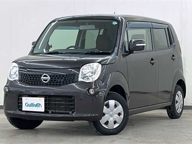 日産 モコ X FOUR 道央・札幌 2013(平25)年 7.3万km アーバンブラウン /4WD//純正ディスプレイオーディオ/（AM/FM/USB/CD)//プッシュスタート//ビルトインETC//運転席シートヒーター//USB入力端子//オートエアコン//ウインカーミラー//純正ドアバイザー//スマートキー//スペアキー１本//純正フロアマット