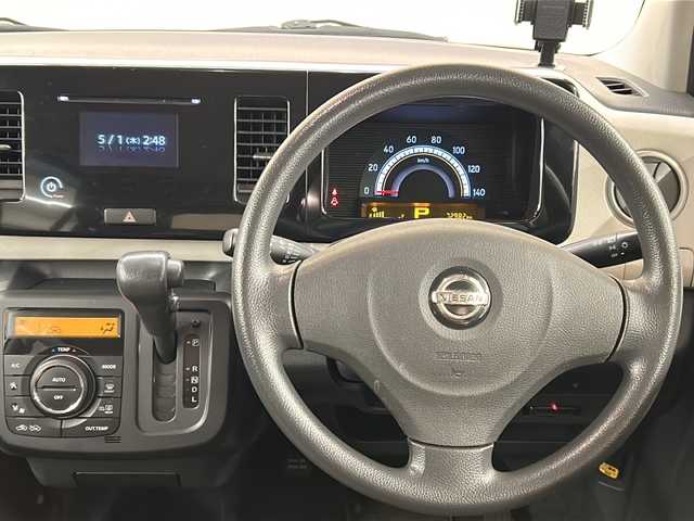 日産 モコ X FOUR 道央・札幌 2013(平25)年 7.3万km アーバンブラウン /4WD//純正ディスプレイオーディオ/（AM/FM/USB/CD)//プッシュスタート//ビルトインETC//運転席シートヒーター//USB入力端子//オートエアコン//ウインカーミラー//純正ドアバイザー//スマートキー//スペアキー１本//純正フロアマット