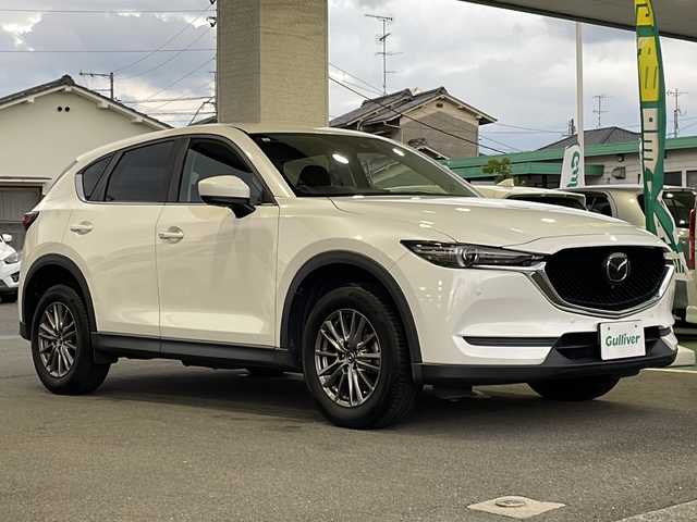 マツダ ＣＸ－５ 20S プロアクティブ 愛媛県 2019(令1)年 6.6万km スノーフレイクホワイトパールマイカ ワンオーナー/純正ナビ/・Bluetooth/・フルセグTV/・DVD再生/クルーズコントロール/パワーバックドア/プッシュスタート/全方位カメラ/純正アルミホイール/純正フロアマット/シートヒーター/ETC/AUTO　HOLD/ i-ACTIVSENSE/・I-STOP/・ブラインドスポットモニター/・スマートブレーキサポート/・交通標識システム/・誤発進抑制制御