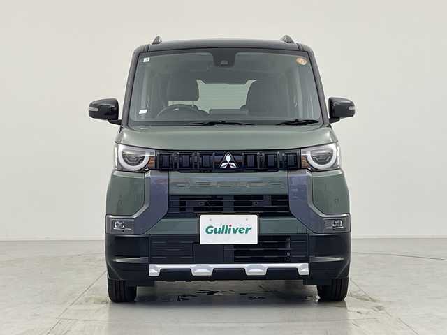 三菱 デリカミニ T プレミアム 愛知県 2025(令7)年 0.1千km 緑 純正9型ディスプレイオーディオ/AppleCarPlay/Android Auto/アラウンドビューモニター/e-Assist/衝突軽減ブレーキシステム/踏み間違い防止アシスト/オートハイビーム/ふらつき警報/前方衝突予測警報/標識認識システム/先行車発進のお知らせ/後側車両検知警報システム/後側衝突防止支援/純正アルミホイール/LEDヘッドライト/ハーフレザーシート/シートヒーター/クリアランスソナー/スマートキー/プッシュスタート/両側パワースライドドア/デジタルインナーミラー