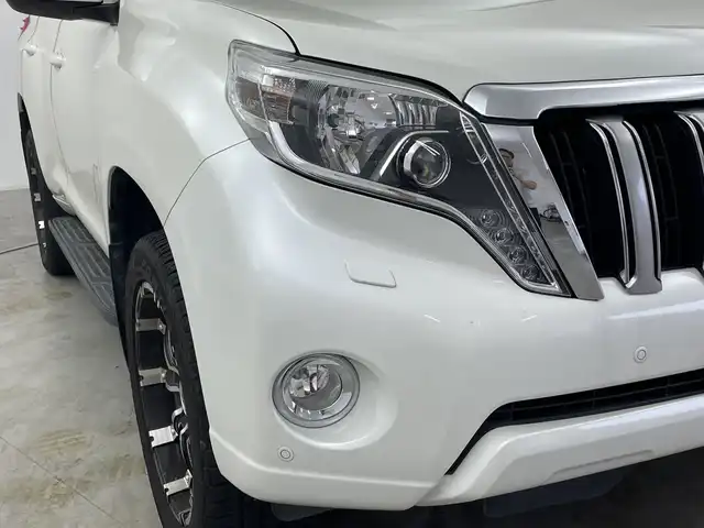 トヨタ ランドクルーザー プラド TX Lパッケージ 群馬県 2016(平28)年 7.6万km ホワイトパールクリスタルシャイン 純正ナビ　サンルーフ　バックカメラ　クルーズコントロール　レザーシート　シートヒーター　パワーシート　クリアランスソナー　ＬＥＤヘッドライト　オートライト　ダウンヒルアシストコントロール　ＥＴＣ/純正アルミホイール積み込み有