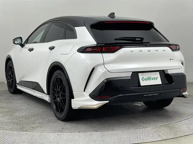 トヨタ クラウン スポーツ Z 道央・札幌 2024(令6)年 1.5万km パールⅡ ・４WD/・寒冷地仕様/・モデリスタエアロ（F/S/R）/・パノラマルーフ/・純正ナビゲーション/　BT/USB/フルセグ/Miracast/・ビルトインETC２．０/・デジタルインナーミラー/・ワイヤレス充電/・パノラミックビューモニター/・トヨタセーフティセンス/　PCS/LDA/BSM/PCS/PDA/RCTA/RCD/　PKSB/SEA/AVSP/RSA/・HUD/・レーダークルーズコントロール/・オートマチックハイビーム/・横滑り防止装置/・前後コーナーセンサー/・レーンキープアシスト/・パワーバックドア/・前席シートヒーター/ベンチレーション/・レザーシート/・オートライト/・LEDヘッドライト/・前席パワーシート（D席メモリー付）/・純正フロアマット/・スマートキー/・プッシュスタート/・保証書付き/・社外AW20インチ冬タイヤ/・純正AW夏タイヤ２１インチ積込