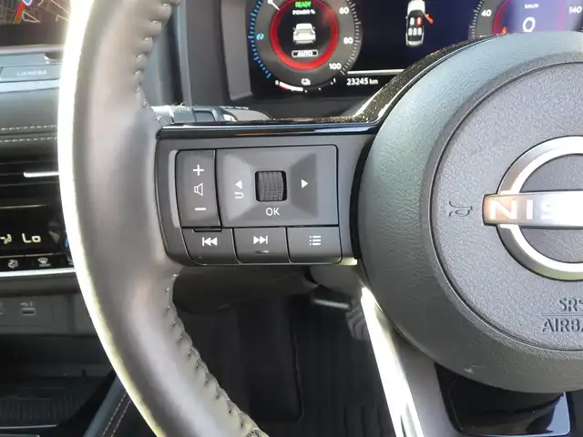 日産 エクストレイル G e－4ORCE 千葉県 2023(令5)年 2.4万km ダイヤモンドブラック エマージェンシーブレーキ/プロパイロット/インテリジェントクルーズコントロール/インテリジェントルームミラー/ヘッドアップディスプレイ/純正コネクトナビ/地デジTV/【Bluetooth接続】/アラウンドビューモニター/ドライブレコーダー（前後撮影）/前席パワーシート/シートヒーター/革巻きステアリング/ステアリングスイッチ/ETC/LEDヘッドライト/フォグライト/ウインカーミラー/コーナーセンサー/純正19インチアルミホイル/サイド/カーテンエアバッグ/インテリジェントキー