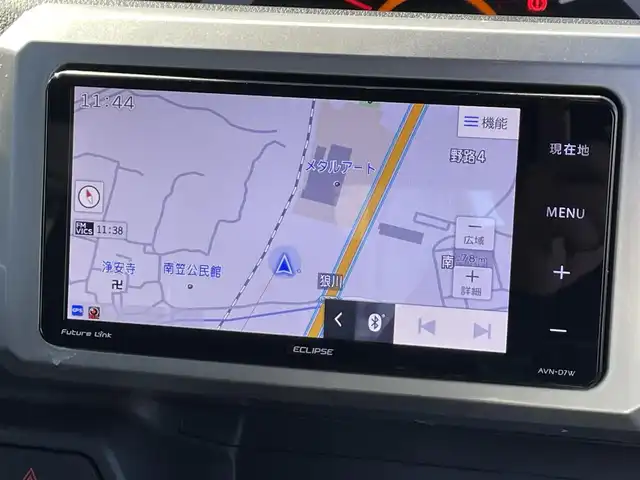 ダイハツ ウェイク L SA Ⅲ 滋賀県 2019(平31)年 6.8万km タングステングレーM 社外7インチナビ/　・Bluetooth・フルセグTV・DVD・CD/両側パワースライドドア/プッシュスタート/前方ドライブレコーダー/リアソナー/スマートキー/ETC/フルフラットシート/純正フロアマット