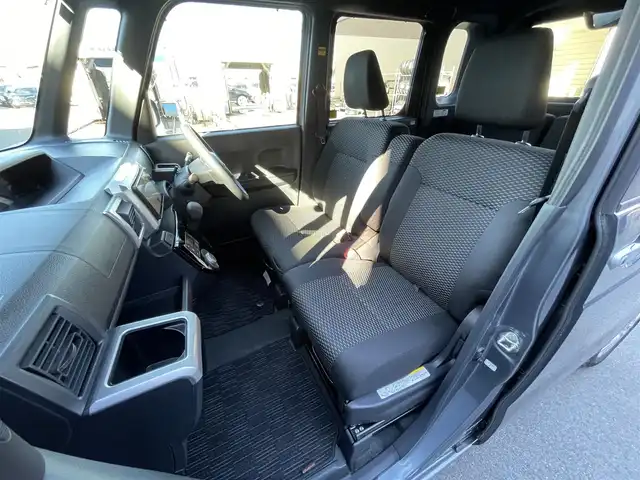 ダイハツ ウェイク L SA Ⅲ 滋賀県 2019(平31)年 6.8万km タングステングレーM 社外7インチナビ/　・Bluetooth・フルセグTV・DVD・CD/両側パワースライドドア/プッシュスタート/前方ドライブレコーダー/リアソナー/スマートキー/ETC/フルフラットシート/純正フロアマット