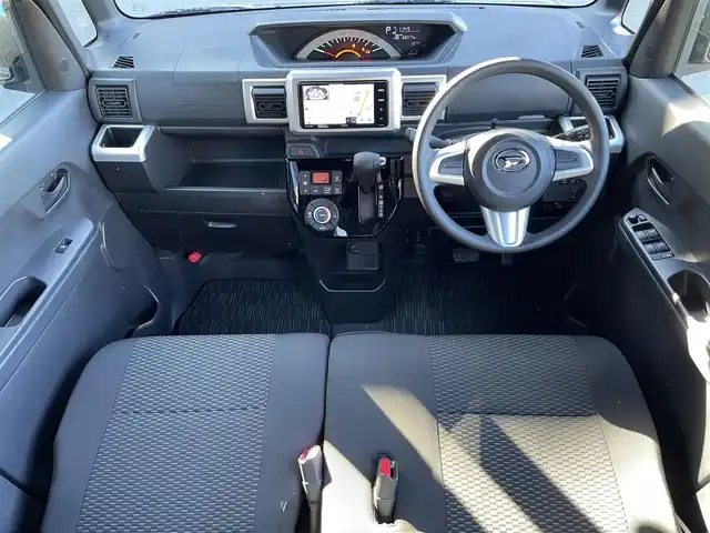 ダイハツ ウェイク L SA Ⅲ 滋賀県 2019(平31)年 6.8万km タングステングレーM 社外7インチナビ/　・Bluetooth・フルセグTV・DVD・CD/両側パワースライドドア/プッシュスタート/前方ドライブレコーダー/リアソナー/スマートキー/ETC/フルフラットシート/純正フロアマット