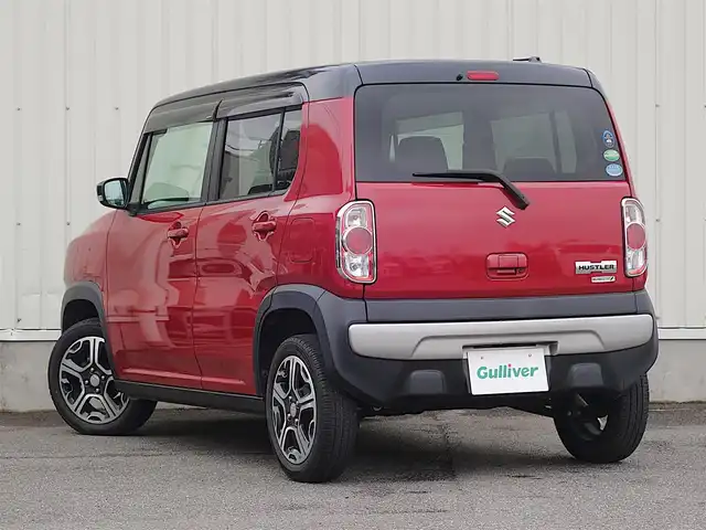 スズキ ハスラー X 山形県 2014(平26)年 6.7万km フェニックスレッドパール/ブルーイッシュブラックパール レーダーブレーキサポート/SDナビ/　　【CD ワンセグ】/HIDオートヘッドライト/シートヒーター/純正15インチアルミホイール/アイドリングストップ/電動格納ウィンカーミラー/ミラーヒーター/フォグランプ/AAC/スマートキー×2/ETC