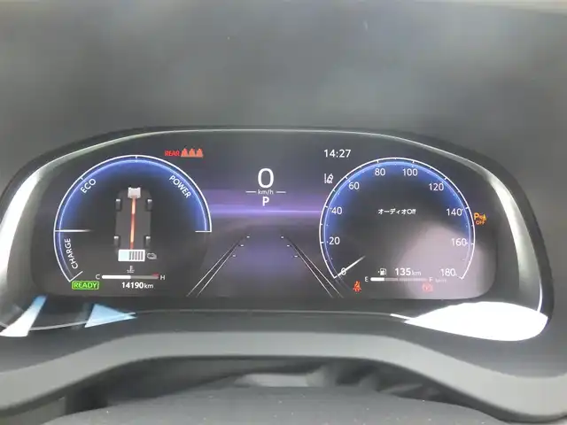 トヨタ ハリアー ハイブリッド Z レザーパッケージ 千葉県 2023(令5)年 1.5万km プレシャスブラックパール Toyota Safety Sense/・プリクラッシュセーフティ/・レーンディパーチャーアラート/・オートハイビーム/・レーダークルーズコントロール/・ブラインドスポットモニタ-/パワーバックドア/調光パノラマルーフ/ヘッドアップディスプレイ/ブラックレザーシート/前席パワーシート/エアシート/シートヒーター/ドライブレコーダー/革巻きステアリング/ステアリングスイッチ/ステアリングヒーター/ETC（2.0）/LEDヘッドライト/フォグライト/ウインカーミラー/クリアランスソナー/純正19インチアルミホイル/サイド/カーテンエアバッグ/スマートキー