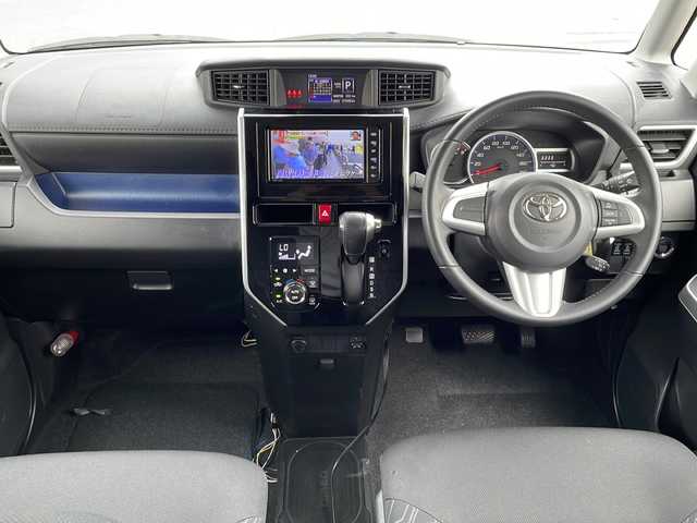 トヨタ タンク カスタムG 山梨県 2019(令1)年 4.1万km ブラックマイカメタリック 純正ＳＤナビ/Ｂｌｕｅｔｏｏｔｈ フルセグＴＶ/クル－ズコントロール/両側パワースライドドア/アイドリングストップ/ベンチシート/プッシュスタート/パワーステアリング/パワーウインドウ/スマートキー/オートエアコン/純正14インチAW/前後コーナーセンサー/オートライト/オートマチックハイビーム
