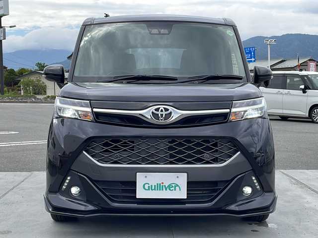トヨタ タンク カスタムG 山梨県 2019(令1)年 4.1万km ブラックマイカメタリック 純正ＳＤナビ/Ｂｌｕｅｔｏｏｔｈ フルセグＴＶ/クル－ズコントロール/両側パワースライドドア/アイドリングストップ/ベンチシート/プッシュスタート/パワーステアリング/パワーウインドウ/スマートキー/オートエアコン/純正14インチAW/前後コーナーセンサー/オートライト/オートマチックハイビーム