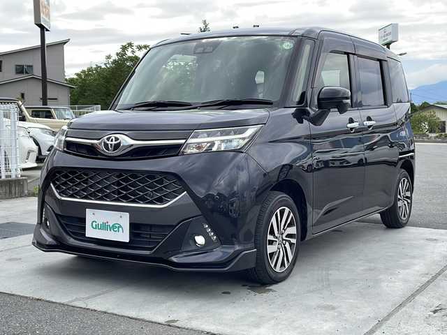 トヨタ タンク カスタムG 山梨県 2019(令1)年 4.1万km ブラックマイカメタリック 純正ＳＤナビ/Ｂｌｕｅｔｏｏｔｈ フルセグＴＶ/クル－ズコントロール/両側パワースライドドア/アイドリングストップ/ベンチシート/プッシュスタート/パワーステアリング/パワーウインドウ/スマートキー/オートエアコン/純正14インチAW/前後コーナーセンサー/オートライト/オートマチックハイビーム