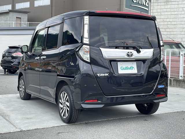 トヨタ タンク カスタムG 山梨県 2019(令1)年 4.1万km ブラックマイカメタリック 純正ＳＤナビ/Ｂｌｕｅｔｏｏｔｈ フルセグＴＶ/クル－ズコントロール/両側パワースライドドア/アイドリングストップ/ベンチシート/プッシュスタート/パワーステアリング/パワーウインドウ/スマートキー/オートエアコン/純正14インチAW/前後コーナーセンサー/オートライト/オートマチックハイビーム