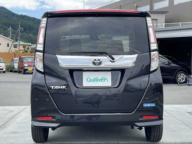 トヨタ タンク カスタムG 山梨県 2019(令1)年 4.1万km ブラックマイカメタリック 純正ＳＤナビ/Ｂｌｕｅｔｏｏｔｈ フルセグＴＶ/クル－ズコントロール/両側パワースライドドア/アイドリングストップ/ベンチシート/プッシュスタート/パワーステアリング/パワーウインドウ/スマートキー/オートエアコン/純正14インチAW/前後コーナーセンサー/オートライト/オートマチックハイビーム