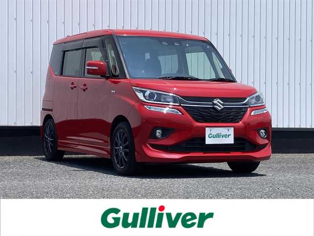 スズキ ソリオ バンディット HV MV 千葉県 2020(令2)年 2.6万km ファーベントレッド 社外メモリナビ/(フルセグTV/BT/FM/AM/CD/DVD)/バックカメラ/柿本改マフラー/衝突被害軽減システム/車線逸脱警報/クルーズコントロール/両側パワースライドドア/横滑り防止装置/ドライブレコーダー/アイドリングストップ/LEDヘッドライト/フォグランプ/オートライト/ウィンカーミラー/電動格納ミラー/社外15インチAW/プッシュスタート/スマートキー/フロアマット/ドアバイザー/取扱説明書/保証書
