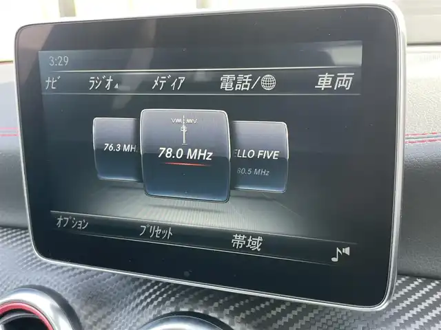 メルセデス・ベンツ Ａ１８０ 石川県 2016(平28)年 2.2万km コスモスブラック 純正メモリナビ/〈BT／FM／AM／DVD〉/社外オーディオ　harmankardon/バックカメラ/黒革レザーシート/パワーシート〈運転席＋助手席〉/シートヒーター〈運転席＋助手席〉/シートメモリー/サンルーフ/パドルシフト/衝突軽減システム/レーンアシストキープ/LEDヘッドライト/オートライト/オートマチックハイビーム/ETC２．０