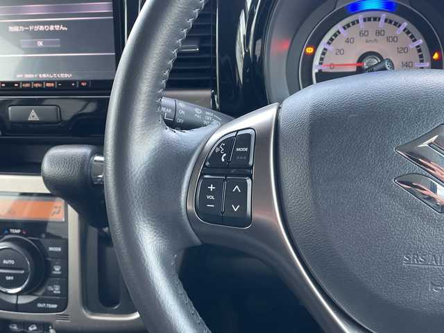 スズキ ハスラー Jスタイル Ⅱ 富山県 2016(平28)年 5.4万km ブルーイッシュブラックパール 禁煙車/社外ＳＤナビ（地図SDなし）/フルセグＴＶ/４WD/電動格納ミラー/シートヒーター（運転席＋助手席）/ハーフレザーシート/アイドリングストップ/プッシュスタート/スマートキー/ドライブレコーダー/純正アルミホイール/レーンキープアシスト/ダウンヒルアシストコントロール/衝突被害軽減システム/盗難防止装置