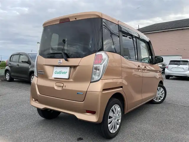 日産 デイズ ルークス X 群馬県 2014(平26)年 9万km ピンクゴールドM 4WD/パワーステアリング/パワーウィンドウ/社外ETC/シートヒーター/片側パワースライドドア/Wエアバック/ABS/純フロアマット/ドアバイザー/アイドリングストップ/リモコンキー