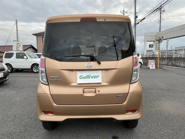 日産 デイズ ルークス X 群馬県 2014(平26)年 9万km ピンクゴールドM 4WD/パワーステアリング/パワーウィンドウ/社外ETC/シートヒーター/片側パワースライドドア/Wエアバック/ABS/純フロアマット/ドアバイザー/アイドリングストップ/リモコンキー