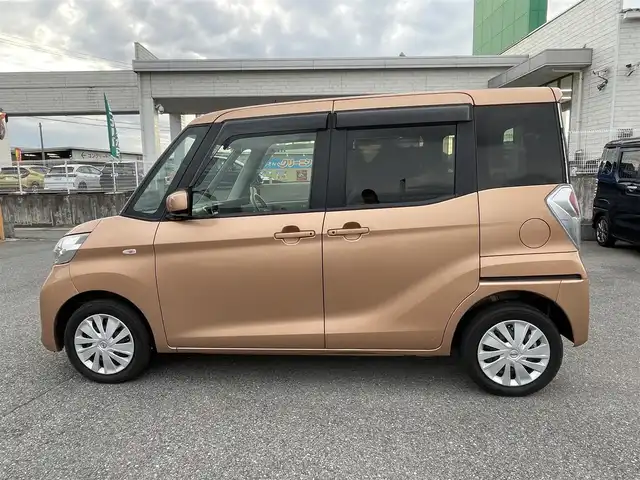 日産 デイズ ルークス X 群馬県 2014(平26)年 9万km ピンクゴールドM 4WD/パワーステアリング/パワーウィンドウ/社外ETC/シートヒーター/片側パワースライドドア/Wエアバック/ABS/純フロアマット/ドアバイザー/アイドリングストップ/リモコンキー