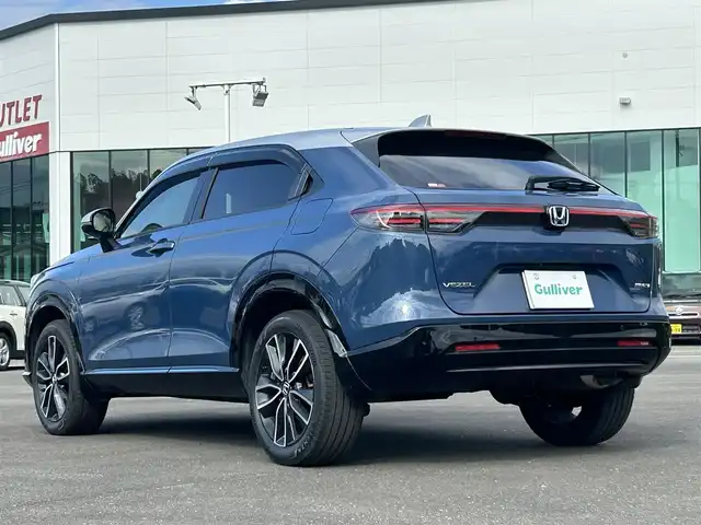 ホンダ ヴェゼル ハイブリッド e:HEV Z PLaYパッケージ 鹿児島県 2024(令6)年 2万km ブルーグリーン ワンオーナー/ガラスルーフ/純正メモリナビ/　　BT/フルセグ/アラウンドビューモニター/レーダークルーズコントロール/LEDヘッドライト/ハーフレザーシート/純正18インチAW/スマートキー/純正ビルトインETC2.0/ステアリングヒーター