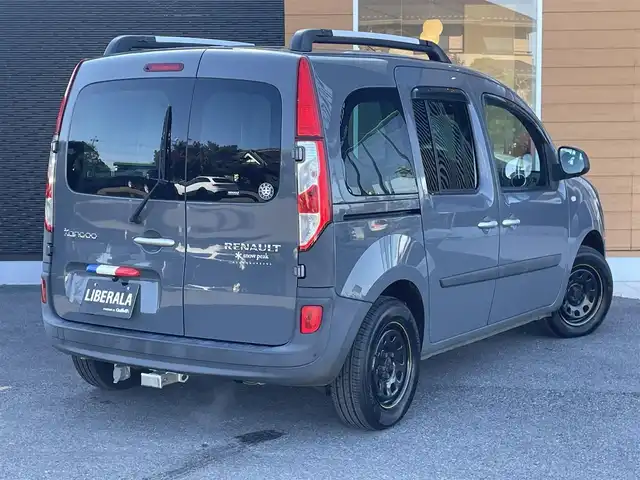 ルノー カングー パナシェ 栃木県 2021(令3)年 6.2万km グレー 社外ナビ　CN-F1X10D/フルセグTV/バックカメラ/ETC/ドライブレコーダー/クルーズコントロール/LEDヘッドライト/両側スライドドア/ヒッチメンバー/ルーフレール