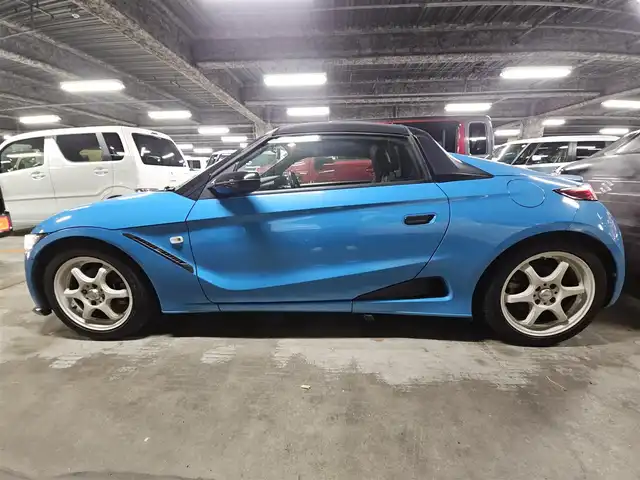 ホンダ Ｓ６６０ α 宮崎県 2016(平28)年 7万km プレミアムビーチブルーP センターディスプレイ/バックカメラ/ETC/クルーズコントロール/衝突被害軽減ブレーキ/横滑り防止装置/ターボ/LEDヘッドランプ/オートライト/オートエアコン/革巻きステアリング/パドルシフト/革/スエードコンビスポーツシート/社外アルミホイール(F15/R16インチ)/スマートキー/プッシュエンジンスタート/禁煙車