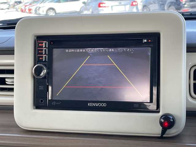 スズキ ラパン S 道央・札幌 2015(平27)年 13.5万km フレンチミントパールメタリック ４WD/社外メモリーナビ/AM/FM/CD/AUX/衝突被害軽減ブレーキ/横滑り防止装置/バックカメラ/ETC/アイドリングストップ/前席シートヒーター/革巻きステアリング/プッシュスタート/スマートキー/キセノンヘッドライト/オートライト/電動格納ミラー/ヒーテッドドアミラー/社外フロアマット/ドアバイザー/社外AW付夏タイヤ積込/155/65/R14/2025年/山6mm