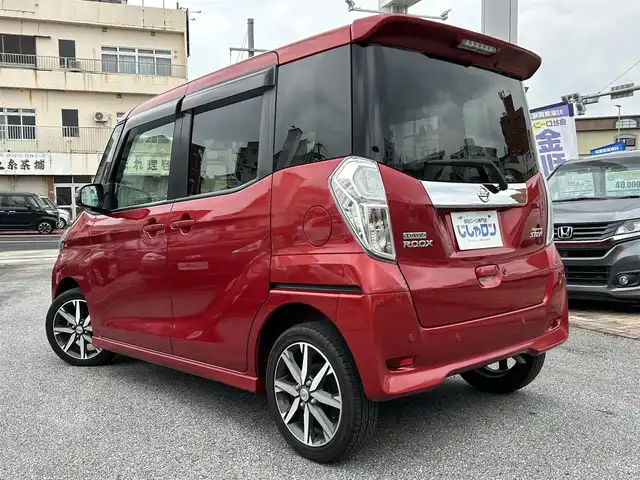 日産 デイズ ルークス HWS X Vセレクション 沖縄県 2018(平30)年 5.8万km スパークリングレッドM (株)IDOMが運営する【じしゃロンOO店】の自社ローン専用車両になりますこちらは現金またはオートローンご利用時の価格です。自社ローンご希望の方は別途その旨お申付け下さい/・プッシュスタート　/・純正ナビ　/・ＴＶ　/・アラウンドビューモニター　/・Ｂｌｕｅｔｏｏｔｈ接続　/・両側パワースライドドア　/・純正フロアマット　/・純正アルミホイール　/・横滑り防止装置　/・衝突被害軽減システム