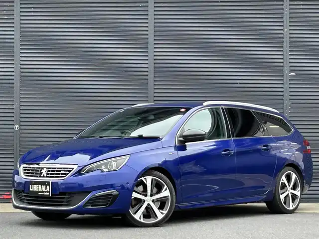 プジョー ３０８ SW GT ブルーHDi 茨城県 2016(平28)年 5.5万km マグネティックブルー ワンオーナー　/ＤＥＮＯＮスピーカー　/衝突軽減Ｂ　/ＢＳＭ　/Ｂカメラ　/パーキングセンサー　/パークアシスト　/ナビ　/ＴＶ　/ＢＴ　/ＵＳＢ　/ＤＶＤ　/ＬＥＤヘッドライト　/パドルシフト　/ＥＴＣ　/ルーフレール　/禁煙車