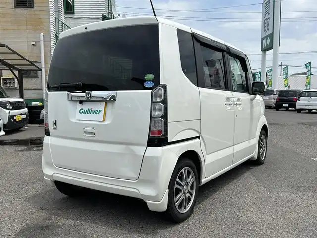 ホンダ Ｎ ＢＯＸ G SSパッケージ 福島県 2015(平27)年 7.1万km プレミアムホワイトパール ＣａｒｒｏｚｚｅｒｉａＳＤナビ/・ＣＤ/・ＤＶＤ/・フルセグＴＶ/両側パワースライドドア/衝突軽減ブレーキ/横滑り防止/プッシュスタート/ステアリングスイッチ/チップアップシート/ＥＴＣ/純正フロアマット
