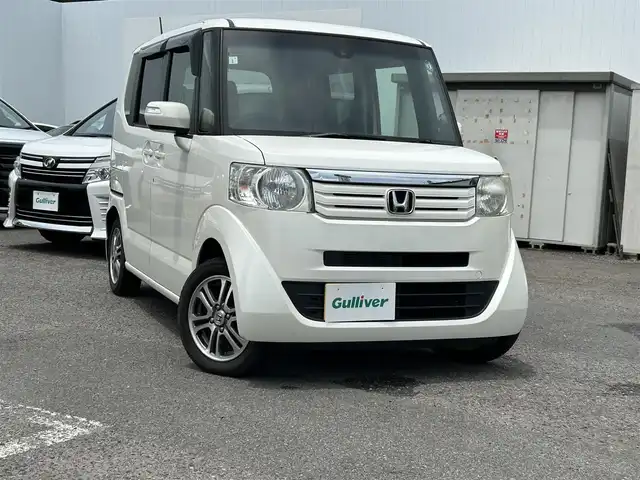 ホンダ Ｎ ＢＯＸ G SSパッケージ 福島県 2015(平27)年 7.1万km プレミアムホワイトパール ＣａｒｒｏｚｚｅｒｉａＳＤナビ/・ＣＤ/・ＤＶＤ/・フルセグＴＶ/両側パワースライドドア/衝突軽減ブレーキ/横滑り防止/プッシュスタート/ステアリングスイッチ/チップアップシート/ＥＴＣ/純正フロアマット
