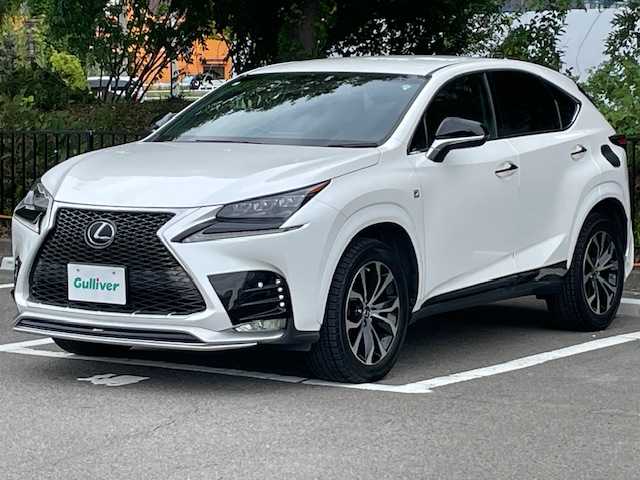 レクサス ＮＸ 200t Fスポーツ 宮城県 2015(平27)年 8.1万km ソニッククォーツ 4WD/LX-MODEエアロ/純正ナビ/バックカメラ/Bluetooth/フルセグTV/USB入力端子/プリクラッシュセーフティ/レーンキープアシスト/オートマチックハイビーム/前後コーナーセンサー/ホールドブレーキ/パドルシフト/MTモード付きAT/電動リアゲート/センターデフロック/ステアリングヒーター/本革レザーシート/シートメモリー/ベンチレーション/シートヒーター/パワーシート/LEDヘッドライト/フォグランプ/オートライト/純正アルミホイール/純正ビルトインETC/社外前後ドライブレコーダー/社外フロアマット