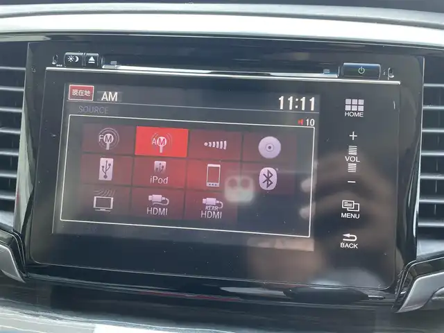 ホンダ オデッセイ アブソルート 東京都 2015(平27)年 7.1万km ホワイトオーキッドパール 純正ナビ/（フルセグ/BT/DVD/CDFM/AM）/360度カメラ/ドライブレコーダー　ETC/ホンダセンシング/アダプティブクルーズコントロール/車線維持支援システム/フリップダウンモニター/両側パワースライドドア/スマートキー×２/社外18インチAW（無限製）/新車時保証書/取扱説明書