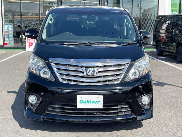 トヨタ アルファード 240S Cパッケージ 長崎県 2013(平25)年 6.4万km ブラック 純正メモリーナビ/CD/DVD/BT/フルセグTV/バックカメラ/両側パワースライドドア/前席パワーシート/D席メモリーシート/パワーバックドア/純正フリップダウンモニター/クルーズコントロール/ステアリングスイッチ/ビルトインETC